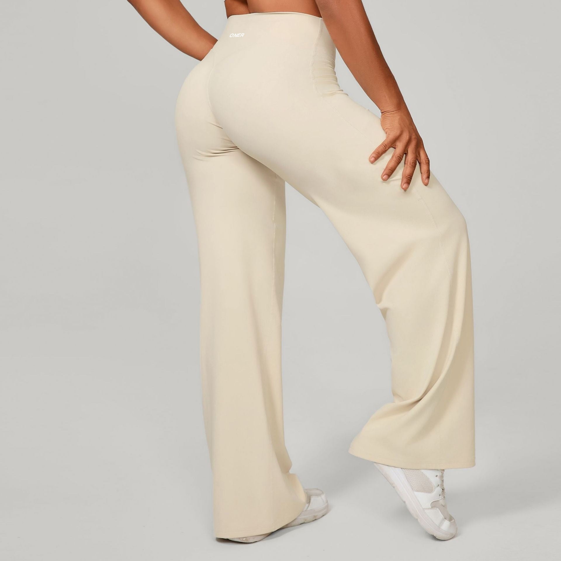 Fitness Exercise Hip-showing Quick-drying Brushed Loose Wide-leg Pants
