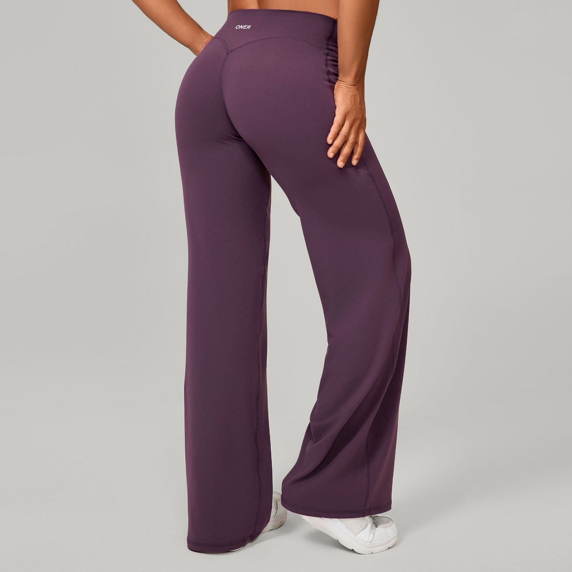 Fitness Exercise Hip-showing Quick-drying Brushed Loose Wide-leg Pants