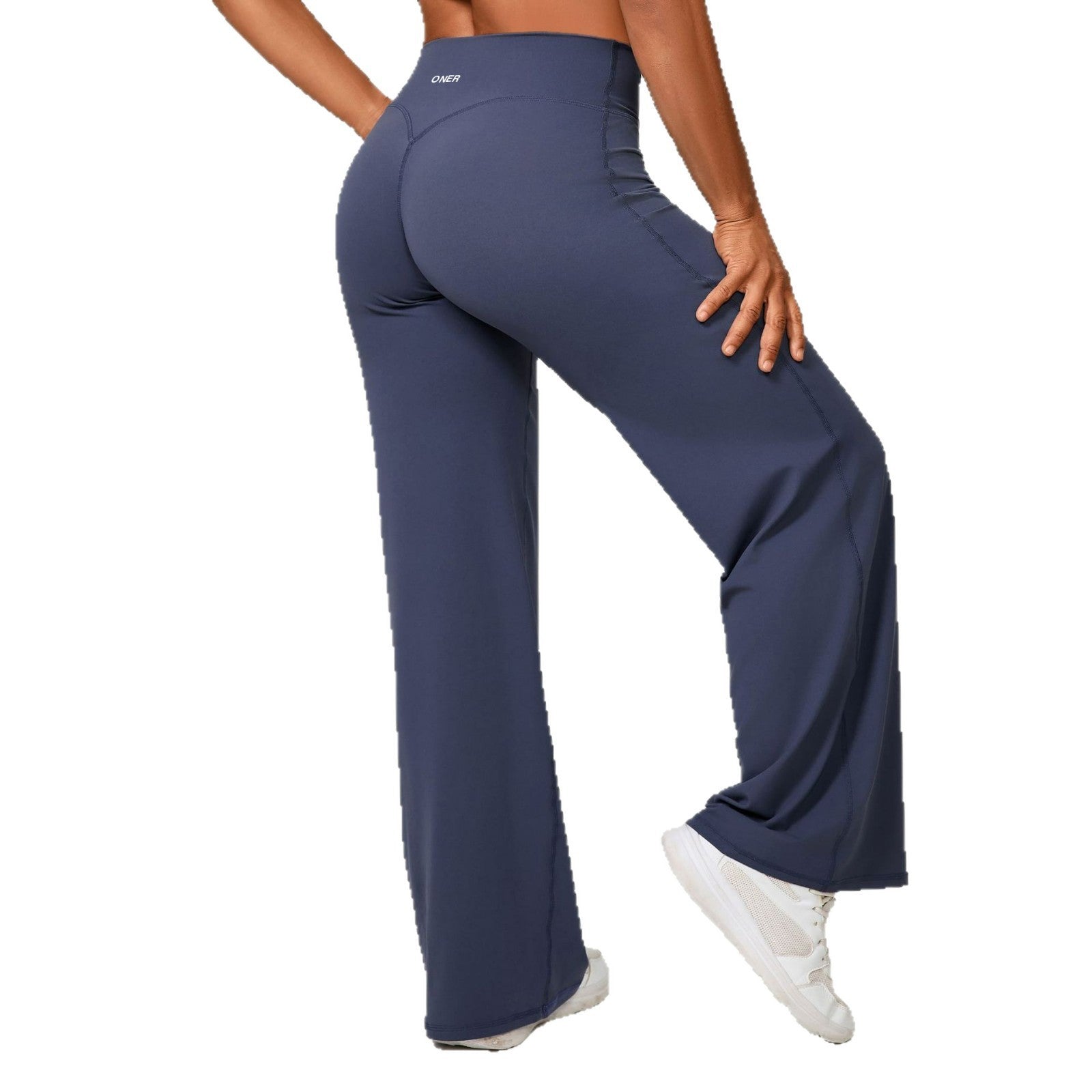 Fitness Exercise Hip-showing Quick-drying Brushed Loose Wide-leg Pants